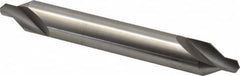 Interstate - #7 Plain Cut 60° Incl Angle High Speed Steel Combo Drill & Countersink - Exact Tooling