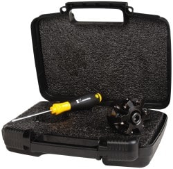 Kennametal - 6 Inserts, 2-1/2" Cut Diam, 1" Arbor Diam, 0.361" Max Depth of Cut, Indexable Square-Shoulder Face Mill - 0/90° Lead Angle, 1-3/4" High, SD.T 43.. Insert Compatibility, Series KSSM - Exact Tooling