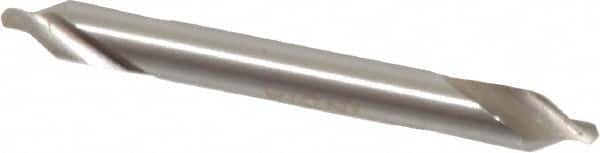 Interstate - #1 Plain Cut 60° Incl Angle Cobalt Combo Drill & Countersink - Exact Tooling