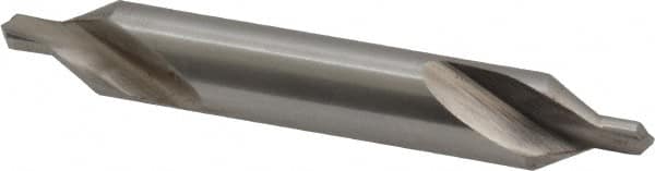 Interstate - #4 Plain Cut 60° Incl Angle Cobalt Combo Drill & Countersink - Exact Tooling