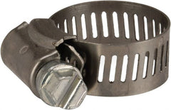 Parker - 0.44 to 1" Diam, Stainless Steel Worm Drive Clamp - Exact Tooling