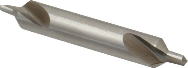 Interstate - #4 Plain Cut 82° Incl Angle Cobalt Combo Drill & Countersink - Exact Tooling