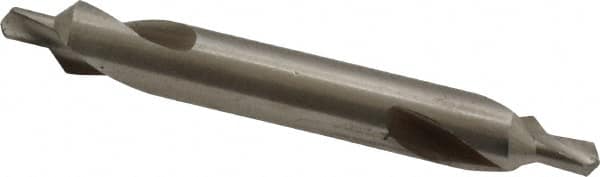 Interstate - #3 Plain Cut 90° Incl Angle Cobalt Combo Drill & Countersink - Exact Tooling