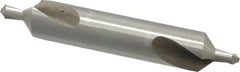 Interstate - #6 Plain Cut 90° Incl Angle Cobalt Combo Drill & Countersink - Exact Tooling