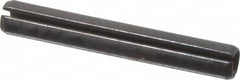 Value Collection - 2mm Diam x 16mm Long Slotted Spring Pin - Grade 1070-1080 Steel, Plain Finish - Exact Tooling