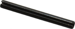 Value Collection - 2mm Diam x 20mm Long Slotted Spring Pin - Grade 1070-1080 Steel, Plain Finish - Exact Tooling