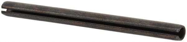Value Collection - 2mm Diam x 26mm Long Slotted Spring Pin - Grade 1070-1080 Steel, Plain Finish - Exact Tooling