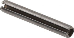 Value Collection - 2.5mm Diam x 16mm Long Slotted Spring Pin - Grade 1070-1080 Steel, Plain Finish - Exact Tooling