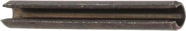 Value Collection - 2.5mm Diam x 20mm Long Slotted Spring Pin - Grade 1070-1080 Steel, Plain Finish - Exact Tooling