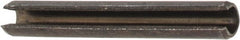 Value Collection - 2.5mm Diam x 20mm Long Slotted Spring Pin - Grade 1070-1080 Steel, Plain Finish - Exact Tooling