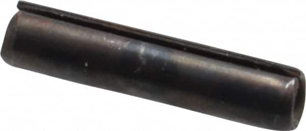 Value Collection - 3mm Diam x 14mm Long Slotted Spring Pin - Grade 1070-1080 Steel, Plain Finish - Exact Tooling