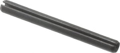 Value Collection - 3mm Diam x 30mm Long Slotted Spring Pin - Grade 1070-1080 Steel, Plain Finish - Exact Tooling