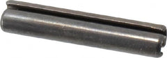 Value Collection - 3.5mm Diam x 26mm Long Slotted Spring Pin - Grade 1070-1080 Steel, Plain Finish - Exact Tooling