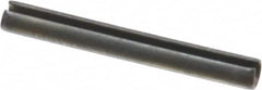 Value Collection - 3.5mm Diam x 30mm Long Slotted Spring Pin - Grade 1070-1080 Steel, Plain Finish - Exact Tooling