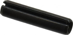 Value Collection - 4mm Diam x 18mm Long Slotted Spring Pin - Grade 1070-1080 Steel, Plain Finish - Exact Tooling