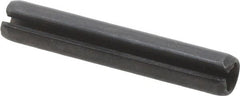 Value Collection - 4mm Diam x 24mm Long Slotted Spring Pin - Grade 1070-1080 Steel, Plain Finish - Exact Tooling