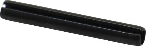 Value Collection - 4mm Diam x 30mm Long Slotted Spring Pin - Grade 1070-1080 Steel, Plain Finish - Exact Tooling