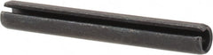 Value Collection - 4mm Diam x 32mm Long Slotted Spring Pin - Grade 1070-1080 Steel, Plain Finish - Exact Tooling