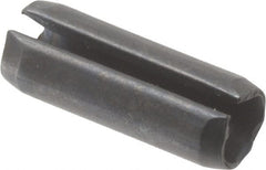 Value Collection - 5mm Diam x 14mm Long Slotted Spring Pin - Grade 1070-1080 Steel, Plain Finish - Exact Tooling