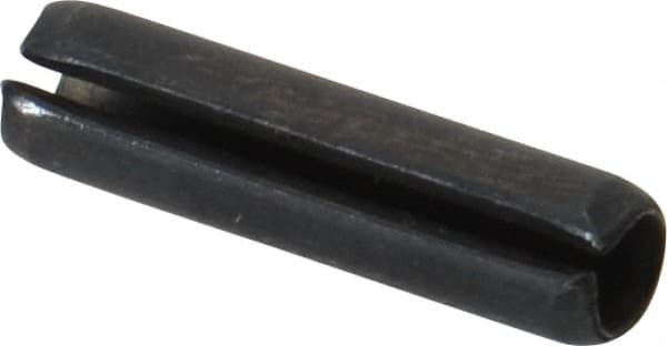 Value Collection - 5mm Diam x 20mm Long Slotted Spring Pin - Grade 1070-1080 Steel, Plain Finish - Exact Tooling