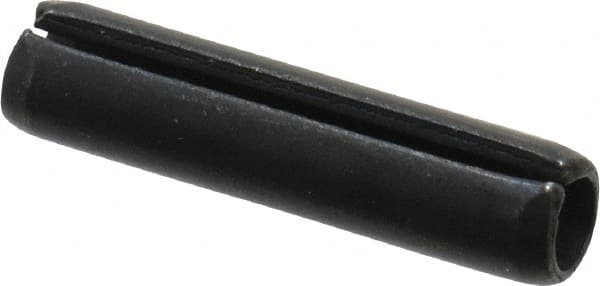 Value Collection - 5mm Diam x 22mm Long Slotted Spring Pin - Grade 1070-1080 Steel, Plain Finish - Exact Tooling