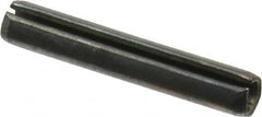 Value Collection - 5mm Diam x 30mm Long Slotted Spring Pin - Grade 1070-1080 Steel, Plain Finish - Exact Tooling