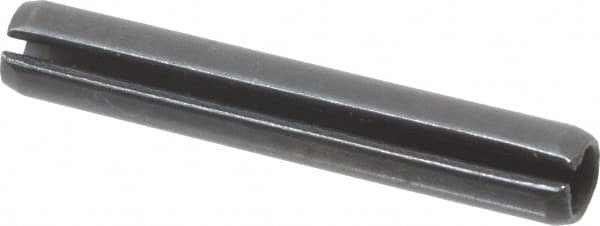 Value Collection - 5mm Diam x 32mm Long Slotted Spring Pin - Grade 1070-1080 Steel, Plain Finish - Exact Tooling