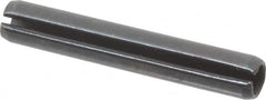 Value Collection - 5mm Diam x 32mm Long Slotted Spring Pin - Grade 1070-1080 Steel, Plain Finish - Exact Tooling