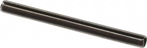 Value Collection - 5mm Diam x 60mm Long Slotted Spring Pin - Grade 1070-1080 Steel, Plain Finish - Exact Tooling