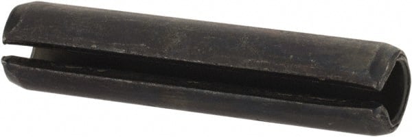 Value Collection - 6mm Diam x 28mm Long Slotted Spring Pin - Grade 1070-1080 Steel, Plain Finish - Exact Tooling