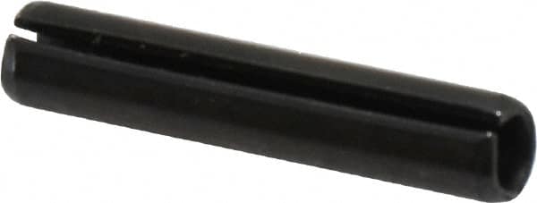 Value Collection - 6mm Diam x 30mm Long Slotted Spring Pin - Grade 1070-1080 Steel, Plain Finish - Exact Tooling