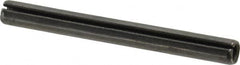 Value Collection - 6mm Diam x 60mm Long Slotted Spring Pin - Grade 1070-1080 Steel, Plain Finish - Exact Tooling
