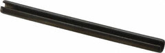 Value Collection - 6mm Diam x 80mm Long Slotted Spring Pin - Grade 1070-1080 Steel, Plain Finish - Exact Tooling