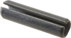Value Collection - 8mm Diam x 30mm Long Slotted Spring Pin - Grade 1070-1080 Steel, Plain Finish - Exact Tooling