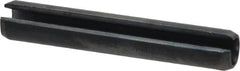 Value Collection - 8mm Diam x 50mm Long Slotted Spring Pin - Grade 1070-1080 Steel, Plain Finish - Exact Tooling