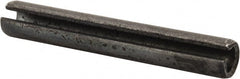 Value Collection - 8mm Diam x 55mm Long Slotted Spring Pin - Grade 1070-1080 Steel, Plain Finish - Exact Tooling