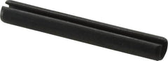 Value Collection - 8mm Diam x 60mm Long Slotted Spring Pin - Grade 1070-1080 Steel, Plain Finish - Exact Tooling