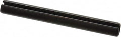 Value Collection - 8mm Diam x 70mm Long Slotted Spring Pin - Grade 1070-1080 Steel, Plain Finish - Exact Tooling