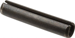 Value Collection - 10mm Diam x 50mm Long Slotted Spring Pin - Grade 1070-1080 Steel, Plain Finish - Exact Tooling