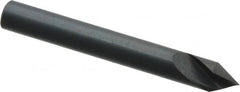 M.A. Ford - 3/16" Head Diam, 3/16" Shank Diam, 1 Flute 60° High Speed Steel Countersink - Bright Finish, 1-1/2" OAL, 0.045" Nose Diam, Single End, Straight Shank, Right Hand Cut - Exact Tooling