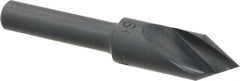 M.A. Ford - 3/8" Head Diam, 1/4" Shank Diam, 1 Flute 60° High Speed Steel Countersink - Exact Tooling