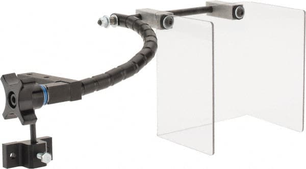 Flexbar - Drill Press Guards Type: Drill Press Shield with Base Shield Material: Lexan - Exact Tooling