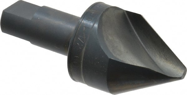 M.A. Ford - 1-1/2" Head Diam, 3/4" Shank Diam, 1 Flute 60° High Speed Steel Countersink - Exact Tooling