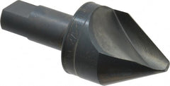 M.A. Ford - 1-1/2" Head Diam, 3/4" Shank Diam, 1 Flute 60° High Speed Steel Countersink - Exact Tooling