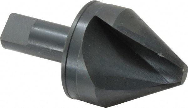 M.A. Ford - 2" Head Diam, 3/4" Shank Diam, 1 Flute 60° High Speed Steel Countersink - Exact Tooling