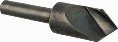 M.A. Ford - 1/2" Head Diam, 1/4" Shank Diam, 1 Flute 82° High Speed Steel Countersink - Exact Tooling