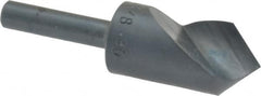 M.A. Ford - 5/8" Head Diam, 1/4" Shank Diam, 1 Flute 90° High Speed Steel Countersink - Exact Tooling