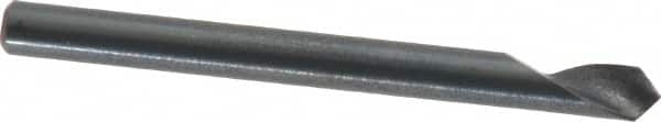 M.A. Ford - 1/8" Head Diam, 1/8" Shank Diam, 1 Flute 100° High Speed Steel Countersink - Exact Tooling