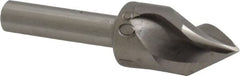 M.A. Ford - 1/2" Head Diam, 1/4" Shank Diam, 3 Flute 60° High Speed Steel Countersink - Exact Tooling