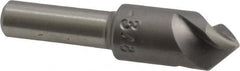 M.A. Ford - 3/8" Head Diam, 1/4" Shank Diam, 3 Flute 82° High Speed Steel Countersink - Exact Tooling
